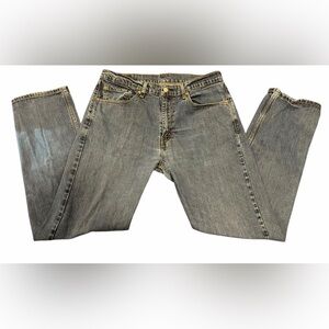Levi’s 505 Straight Leg Jeans Mens 36x32 Blue Denim